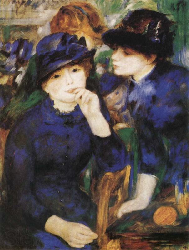 Pierre-Auguste Renoir Two Girls Norge oil painting art
